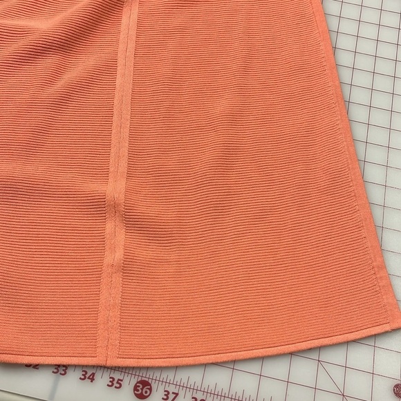 TALBOTS Coral/Peach Cotton Open Front Long Line 3 Button Cuff Knit Cardigan  MP - Picture 2 of 15